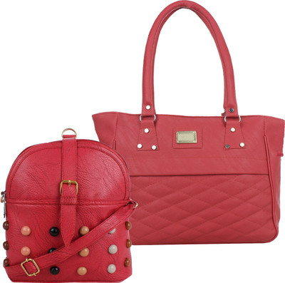 

Element Cart Hand-held Bag(Pink, Red)