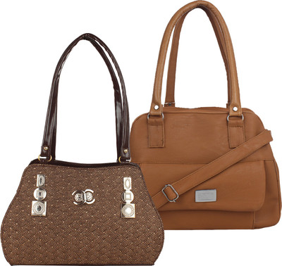 

Element Cart Hand-held Bag(Brown)