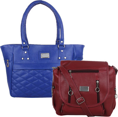 

Element Cart Hand-held Bag(Maroon, Blue), Blue;maroon