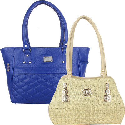 

Element Cart Hand-held Bag(Gold, Blue), Blue;gold