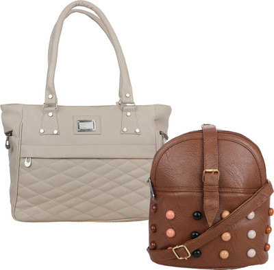 

Fillincart Sling Bag(Grey, Brown), Brown;grey