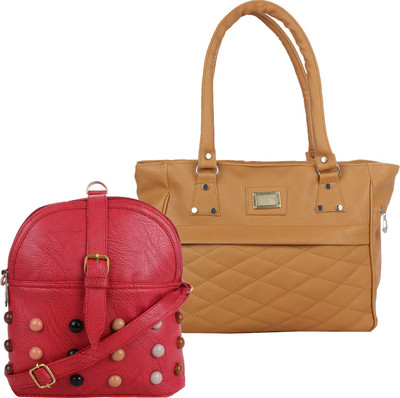 

Fillincart Sling Bag(Brown, Red)