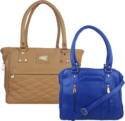 

Element Cart Hand-held Bag(Blue, Brown)