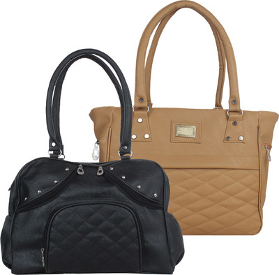 

Element Cart Hand-held Bag(Black, Brown)