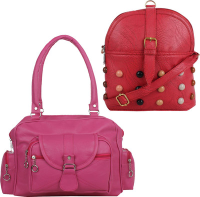 

Fillincart Sling Bag(Pink, Red)