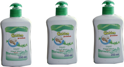 

Golden SKU 3(250 ml, Pump Dispenser, Pack of 3)