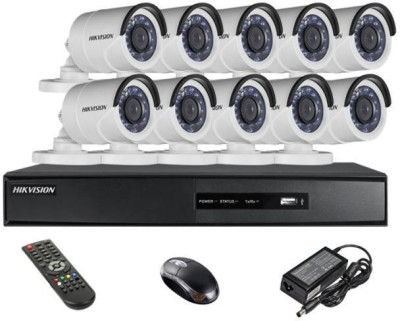 HIKVISION Combo, HDTVI DS-2CE1ADOT-IRP / DS-2CE1ADOT-IRP/ECO Bullet Camera 10Pcs + HD DVR Security Camera(16 Channel)