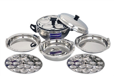 

TENNYSON MULTIKADAI MEDIUM MINI IDLI PLATE Induction & Standard Idli Maker(5 Plates , 51 Idlis )
