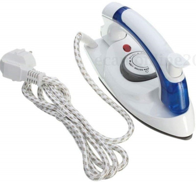 

Shree Travel Folding Handel Portable Powerful Mini Electrical Press Steam Iron(whtie, Blue), Blue;whtie