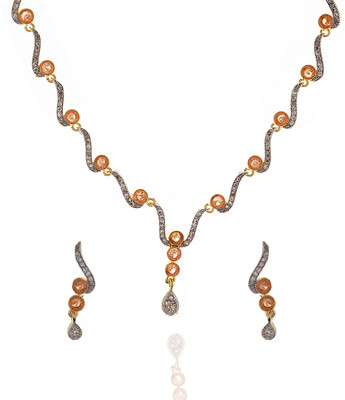 

GEODE DELIGHT Alloy Jewel Set(Orange)