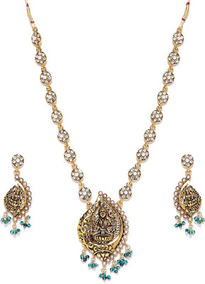 

DHRUVI Zinc Jewel Set(Gold)