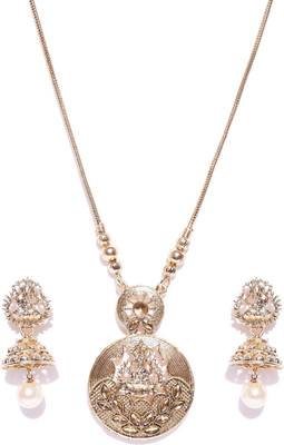 

Dhruvi Zinc Jewel Set(Gold)