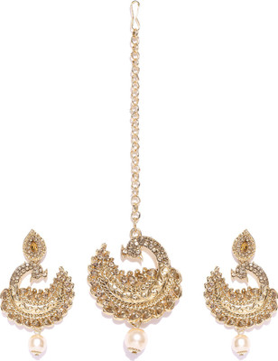 

Dhruvi Zinc Jewel Set(Gold)