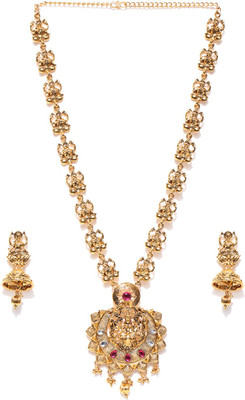

Dhruvi Zinc Jewel Set(Gold)