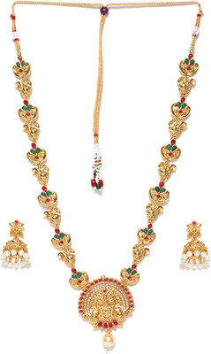 

Dhruvi Zinc Jewel Set(Gold)