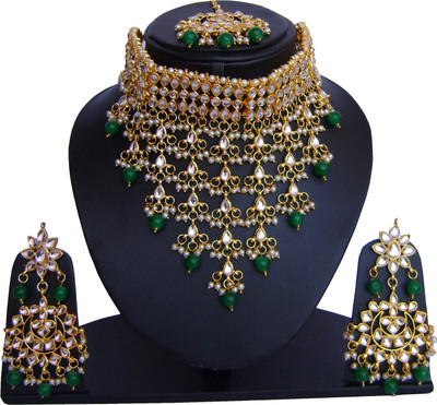 

Narbhindia Alloy Jewel Set(Gold)