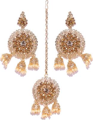 

DHRUVI Zinc Jewel Set(Gold)