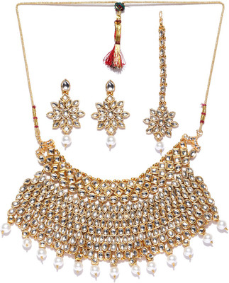 

DHRUVI Zinc Jewel Set(Gold)