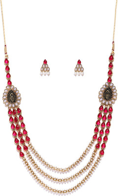 

Dhruvi Zinc Jewel Set(Gold)