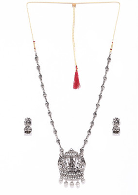 

Dhruvi Zinc Jewel Set(Silver)