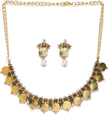

Dhruvi Zinc Jewel Set(Gold)
