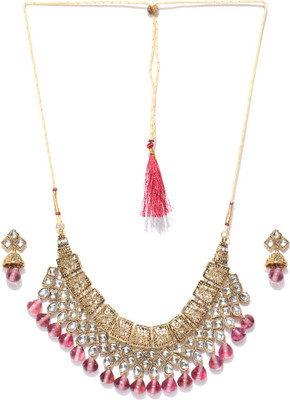 

Dhruvi Zinc Jewel Set(Gold)