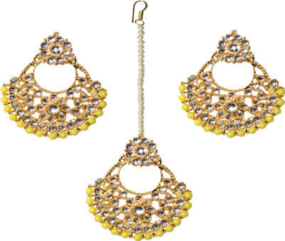 

Jewels Kafe Alloy Jewel Set(Yellow)