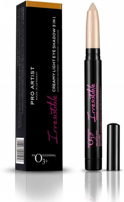

O3+ Pro Artist Irresistible Creamy Eye Shadow 3 in 1 Primer, Highlighter and Concealer - Made In Germany(Black)