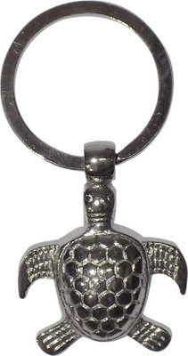 OMAYA Turtle Tortoise Key Chain (Silver) Key Chain