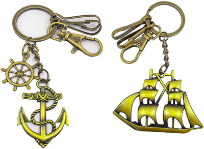 

Blooming Box Metal Ship Combo Key Chain