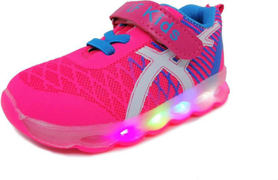 

TeeniTiny Boys Velcro Sneakers(Pink