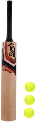 

PMG Junior Cricket Bat Size 1 with 3 Tennis Balls for 3-5 Year Kids Cricket Kit