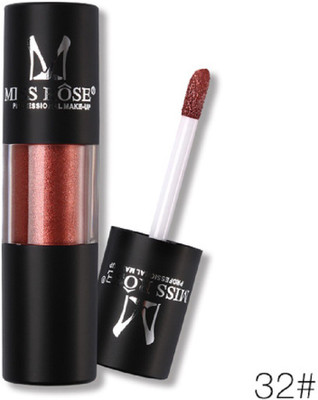 

missrose Metallic Lipgloss Long Lasting Waterproof 5g (32)(5 g, Maroon)