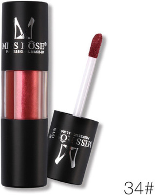 

Missrose Metallic Lipgloss Long Lasting Waterproof 5g (34)(5 g, Maroon)