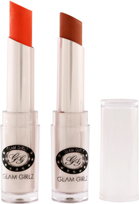 

Glam Girlz Matte Lipstick-Combo(14&19)(sheer coral, coffee nude)