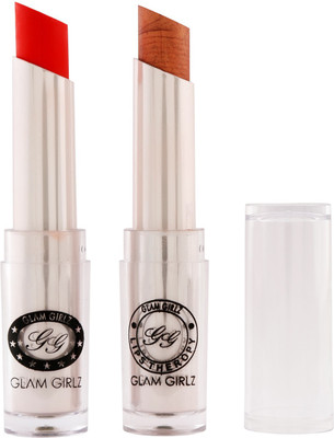 

Glam Girlz Matte Lipstick-Combo(12&35)(orange red, copper)