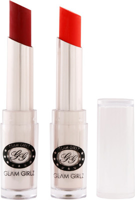 

Glam Girlz Matte Lipstick-Combo(17&13)(sexy wine, dark orange)