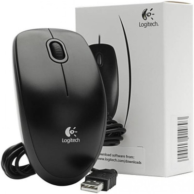 

Logitech Mouse B100 Wired Mechanical Gaming Mouse(USB 2.0, Black)