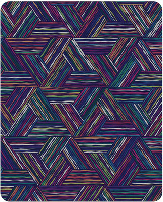 

Chakri-The Spinning Art abstract angles Mousepad Mousepad(Multicolor)