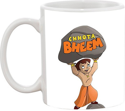 

Ashvah Chhota Bheem Ceramic Mug(350 ml), Multicolor