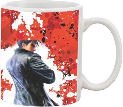 

Ashvah Tekken Game Ceramic Mug(350 ml), Multicolor