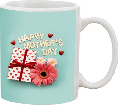 

Ashvah Happy Mother's Day 1365 Ceramic Mug(350 ml), Multicolor