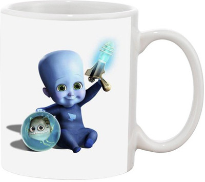 

Ashvah The Little Kid Ceramic Mug(350 ml), Multicolor
