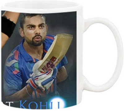 

Ashvah Virat Kohli 1017 Ceramic Mug(350 ml), White