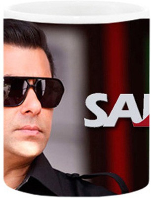 

Ashvah Salman Khan BodyGuard Ceramic Mug(350 ml), Multicolor