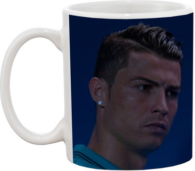 

Ashvah Cristiano Ronaldo 1279 Ceramic Mug(350 ml), Multicolor