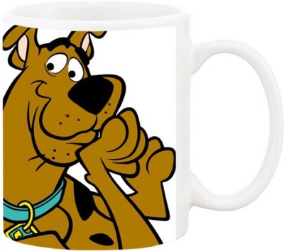 Ashvah Scooby Cartoon 1271 Ceramic Coffee Mug(350 ml)