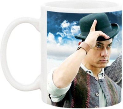 ARTBUG Aamir Khan Dhoom 1029 Ceramic Coffee Mug(350 ml)