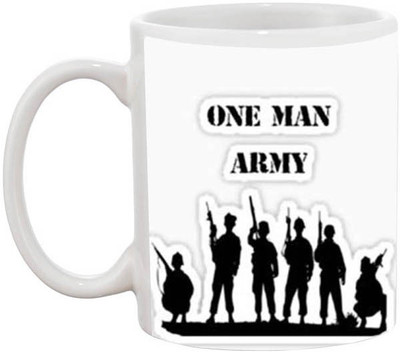 ARTBUG One Man Army -1890 Ceramic Coffee Mug(350 ml)