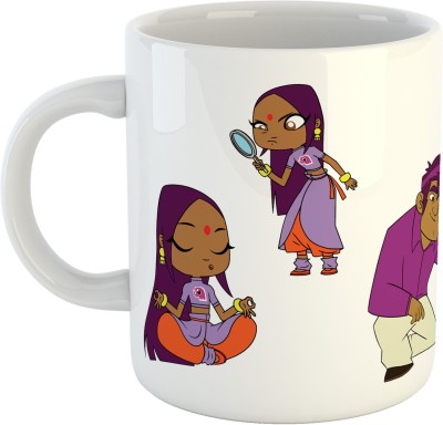 Ashvah Sally Bollywood Super Detective 1703 Ceramic Coffee Mug(325 ml)